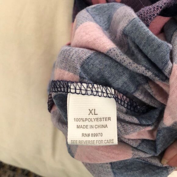 Eden & Olivia Checkered Button Down S:XL GUC - Picture 4 of 6